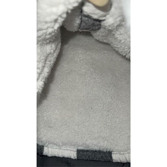 Max Studio Kids Sherpa Plaid Shacket - Picture 6 of 6